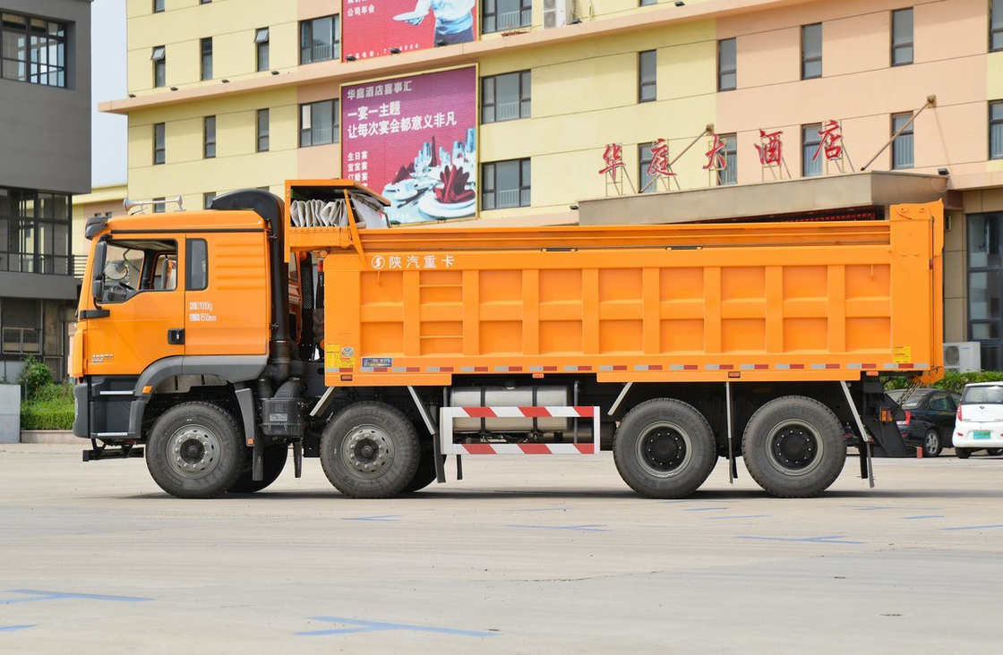 Shacman 8*4 Gebraucht 40 Tonnen Dump Truck Für M3000 Autobahn Transport 12 Reifen FAST Getriebe