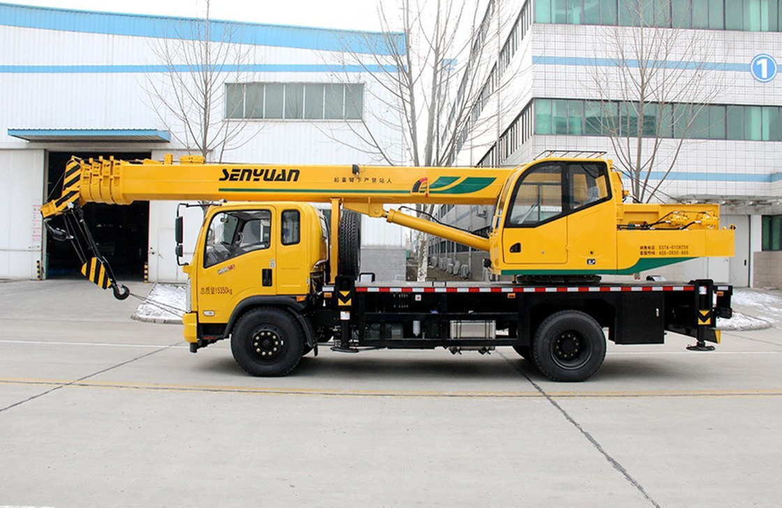 Gebrauchtes Lkw-Kran zum Verkauf Dongfeng 16 Tonnen mit Fünf-Sektion-Rechtarm chinesischer mobiler Kran