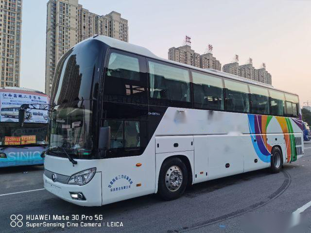54-Sitzer Gebrauchtwagenbus 2014 Jahr Weichai Engien Deisel Zwei Stockwerke Bus Yutong ZK6118 VIP