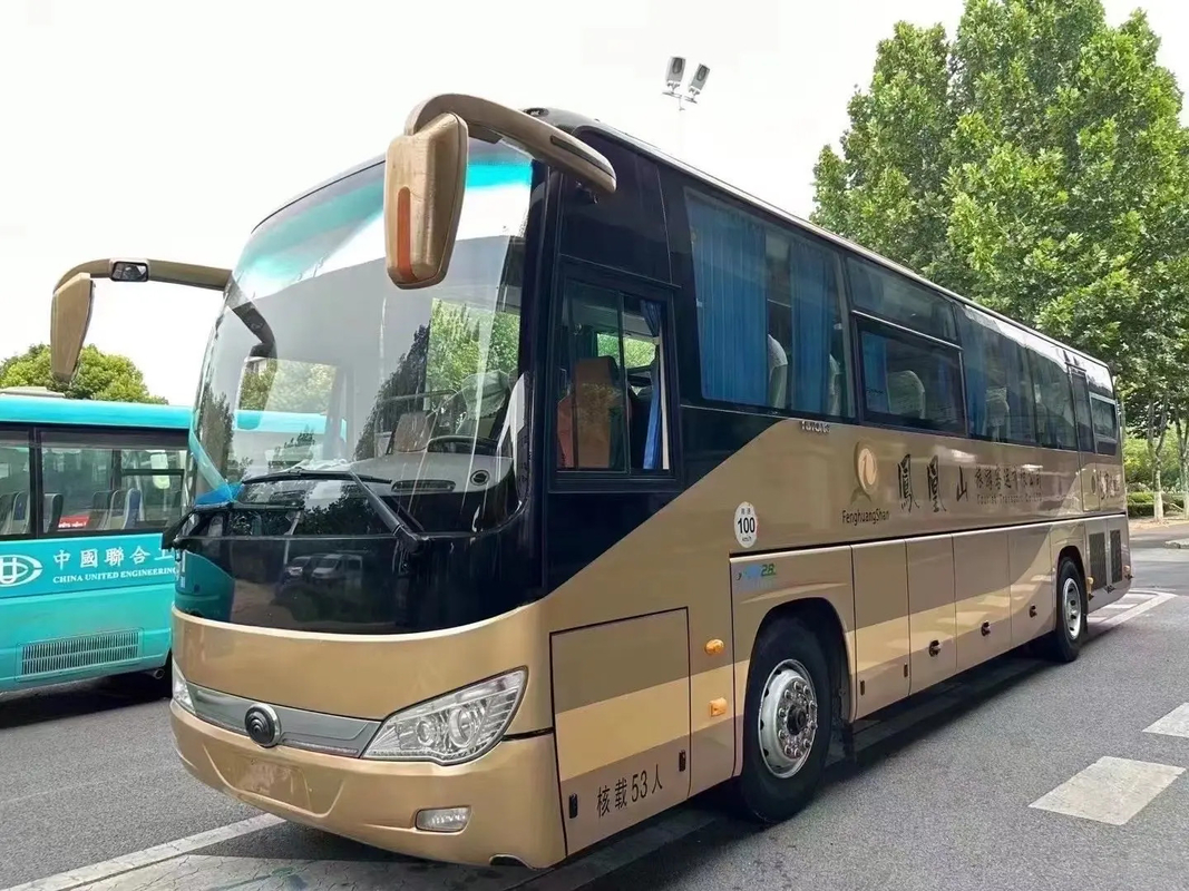 ZK6119 Yutong Gebrauchtpassagierbus / 53-Sitzer Doppeltürer Linkslenker Luxusbus