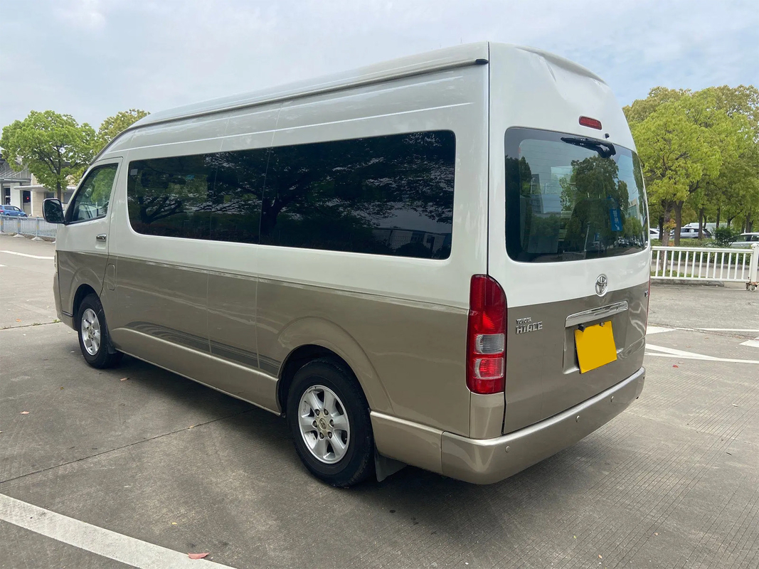 Toyota Hiace 13-Sitzer Linkslenker Elektro-Mitteltür Euro 4 Standard Champagner Gold Minibus