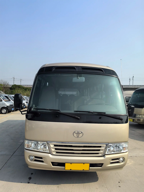Toyota Coaster 20-Sitzer Elektro-Chinese-Tür China IV Champagner Gold mittelgroßer Geschäftsbus