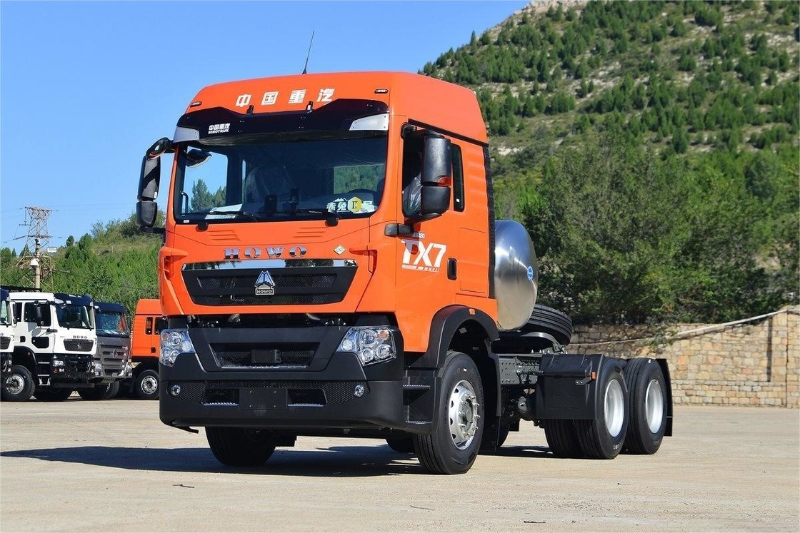480 PS HOWO Traktor Nationaler VI Emissionsstandard Ablenker Hinterdoppelachse LNG