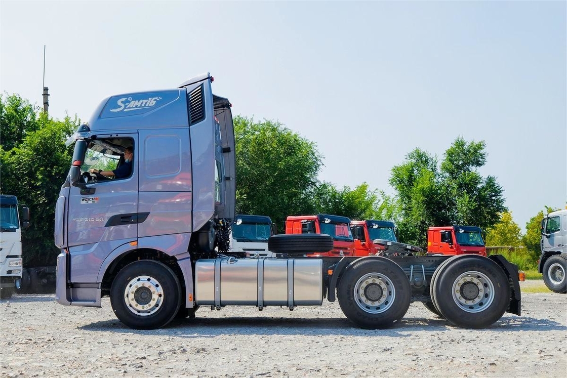 HOWO TH7 Lkw 610HP 6*4 AMT Automatischer Gefahrgutzug Traktor Lkw Hochdachdeflector