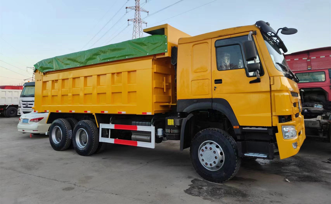 Sino Truck Dumper Neuer großer Eimer 30 Tonnen 6*4 Howo Tipper mit Abdeckung Neue Reifen Einfachschläfer