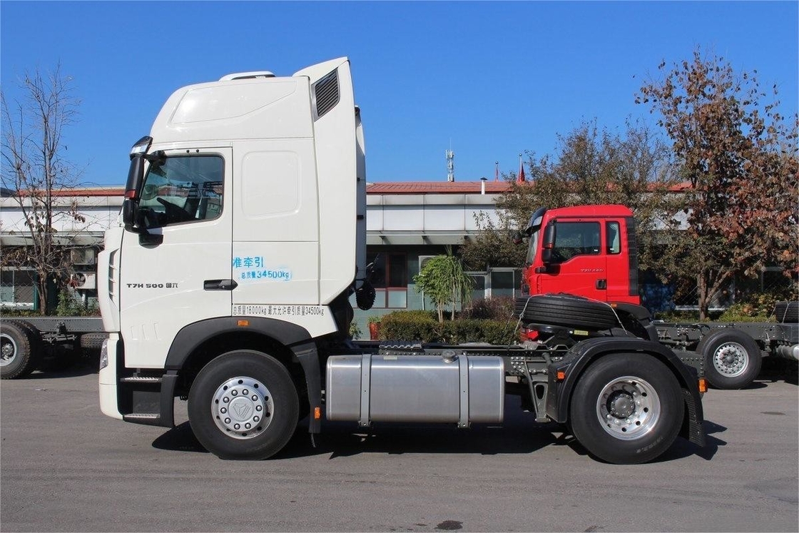 T7H HOWO Schwerlastwagen, Luftdeflector mit Klimaanlage, 500 PS, 4X2 Einsachstraktor