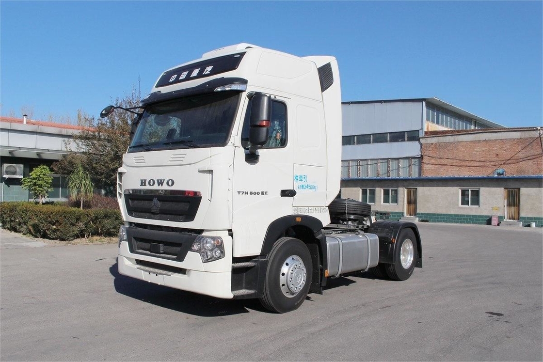 T7H HOWO Schwerlastwagen, Luftdeflector mit Klimaanlage, 500 PS, 4X2 Einsachstraktor