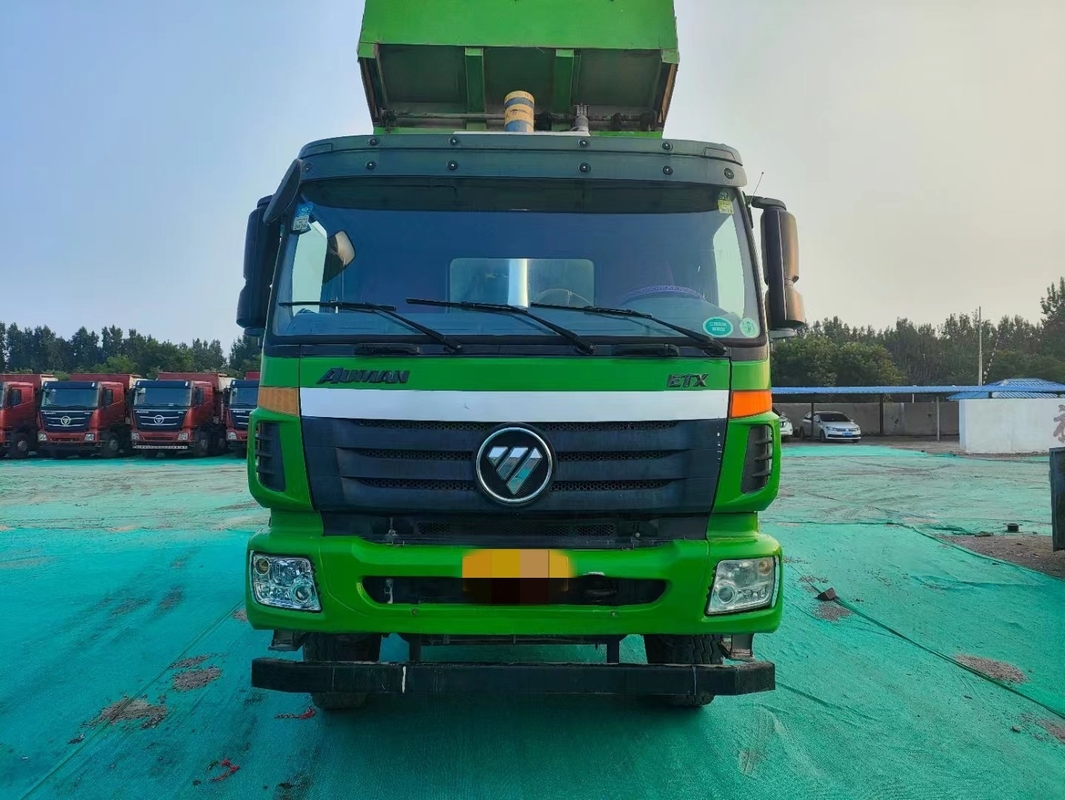 6*4 Dump Truck Gebraucht Foton ETX Tipper 2018 Jahr Weichai 375hp Mit U-Typ Eimer