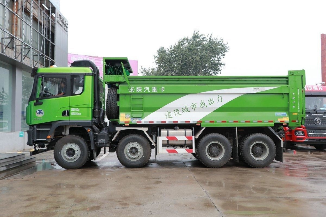 EURO 6 Emissionen 430 PS 8x4 5,3 Meter 15,5 Tonnen Weichai schwerer Müllwagen