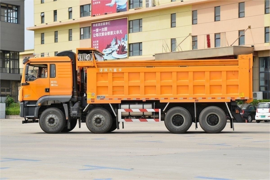 Standard-Stadtbau-Version 400 PS 8x4 6,8 m Shacman-Dump Truck mit staubdichtem Tuch