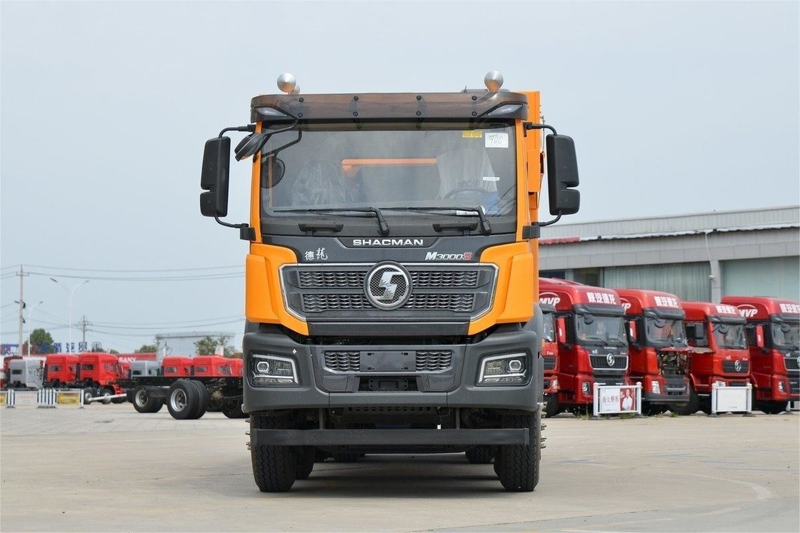 Standard-Stadtbau-Version 400 PS 8x4 6,8 m Shacman-Dump Truck mit staubdichtem Tuch