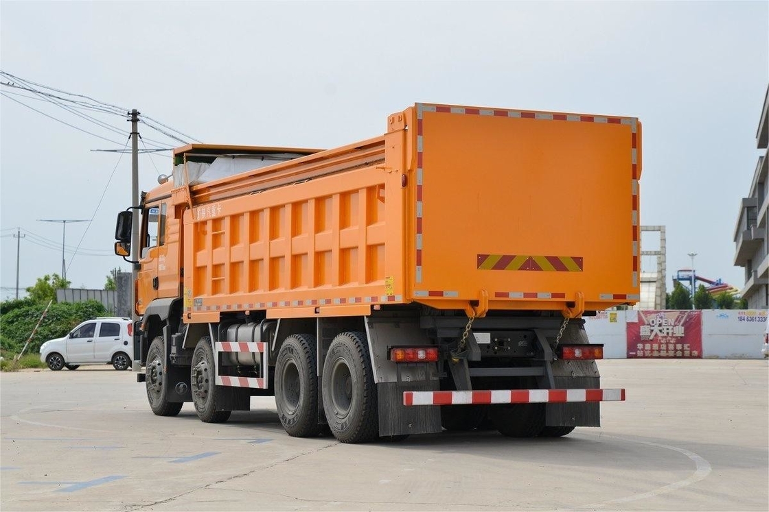 Standard-Stadtbau-Version 400 PS 8x4 6,8 m Shacman-Dump Truck mit staubdichtem Tuch