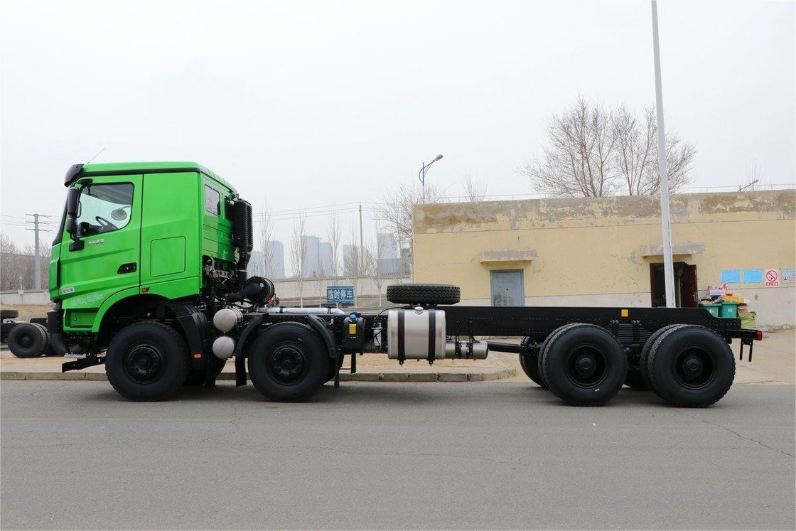 430 PS 8X4 6,5 m Luftsack Stoßdämpfer Sitz U-förmiger Laderaum Beiben Dump Truck Chassis