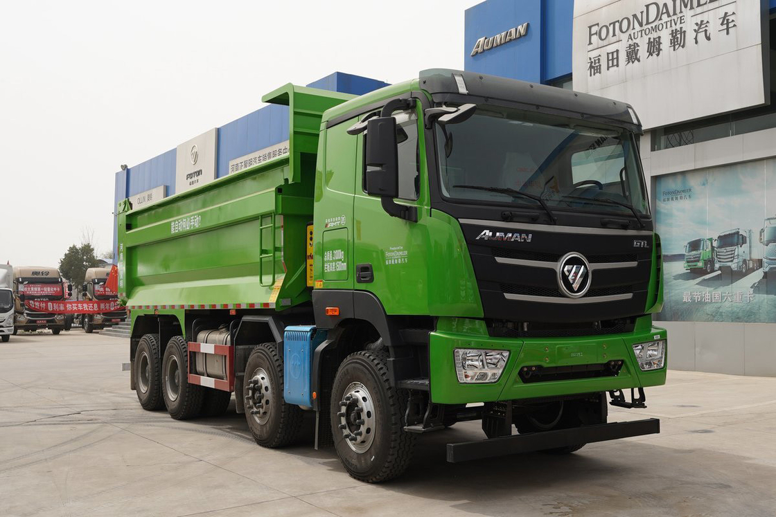 Foton Auman GTL Dump Truck 490 PS 8X4 AMT 12-Geschwindigkeits-Automatik 6,8 m Hinterdump 360-Grad-Bilder