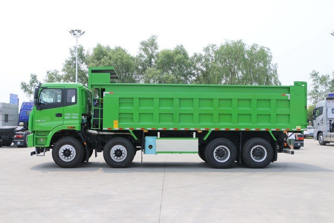 Auman New ETX Dump Truck 400 PS 8X4 7,4 m 31 t Hinterumdrehen U-förmige Gitter Ladekiste Hinterumdrehen EURO 5