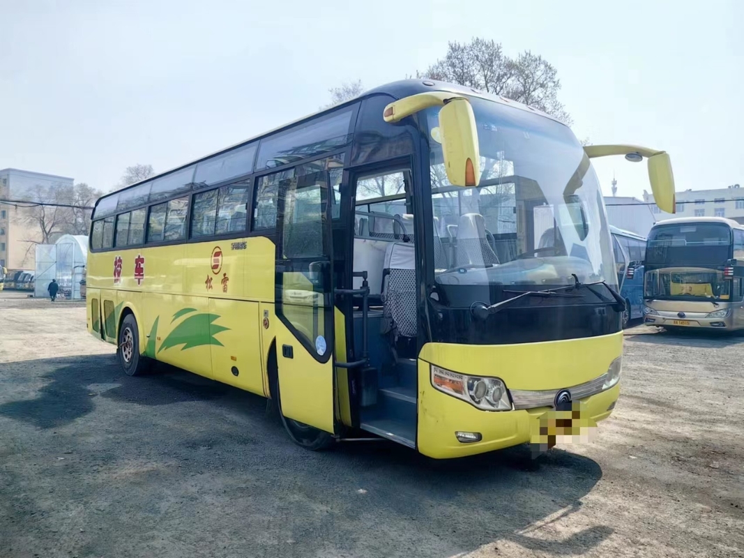 Zweithand Bus Yutong ZK6107 Bus Original 2 + 3 Sitzplätze Layout 60 Sitzplätze Blatt Feder A / C