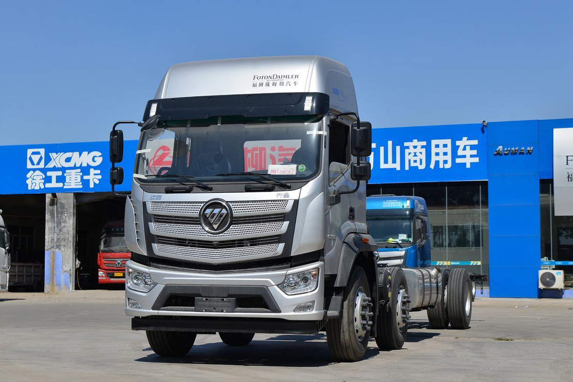 Einzelreihe und halbe Sitze Foton Auman Lkw Hochdach Diesel 245 PS 6X2 8,6 m Lkw-Chassis