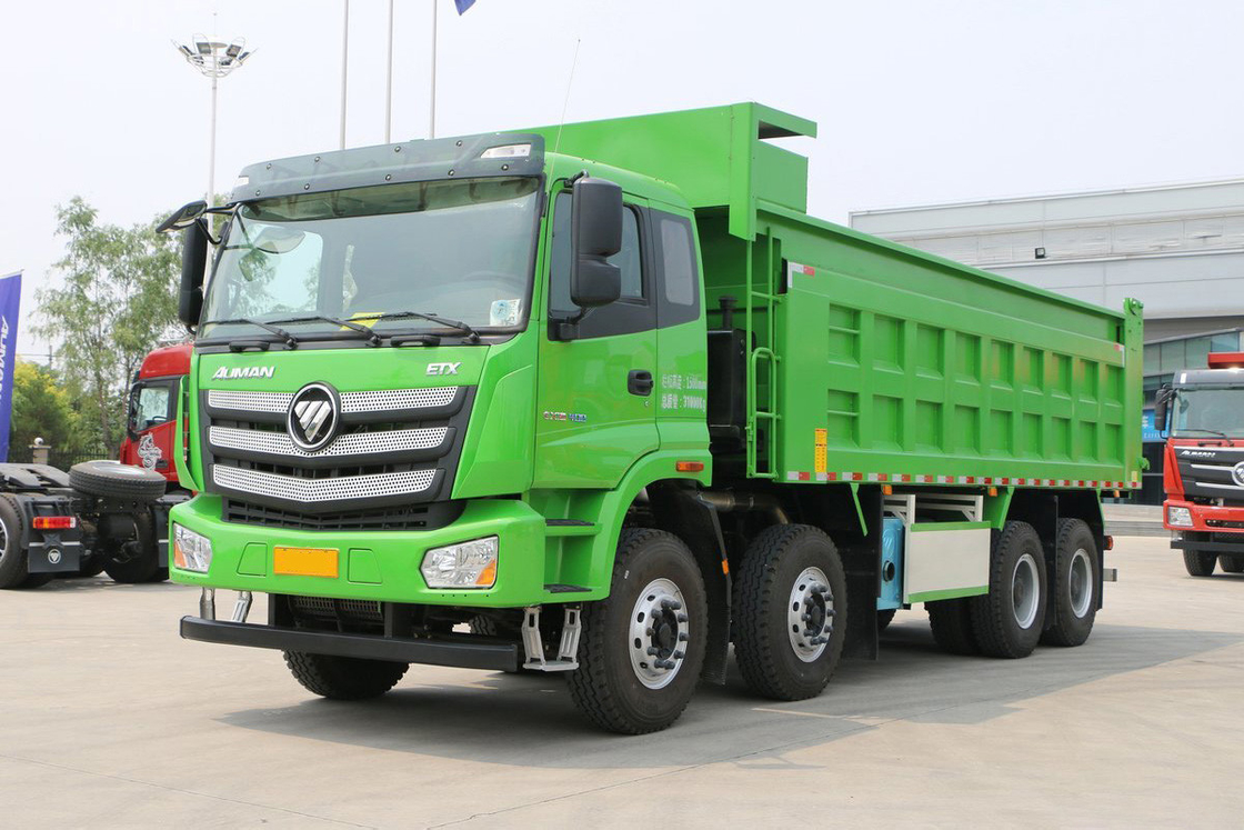 Auman New ETX Dump Truck 400 PS 8X4 7,4 m 31 t Hinterumdrehen U-förmige Gitter Ladekiste Hinterumdrehen EURO 5