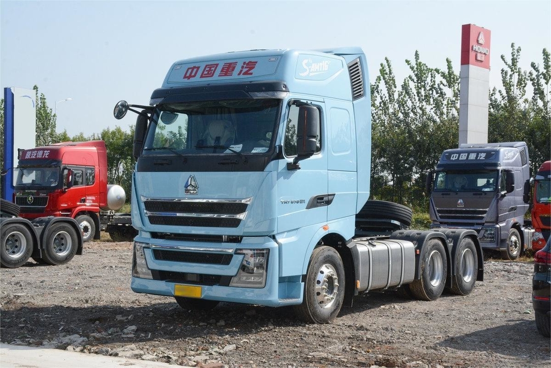 Howo Traktor Truck National VI 6X4 AMT Automatische Hinter-Doppelachse Hinter acht Räder 570 PS
