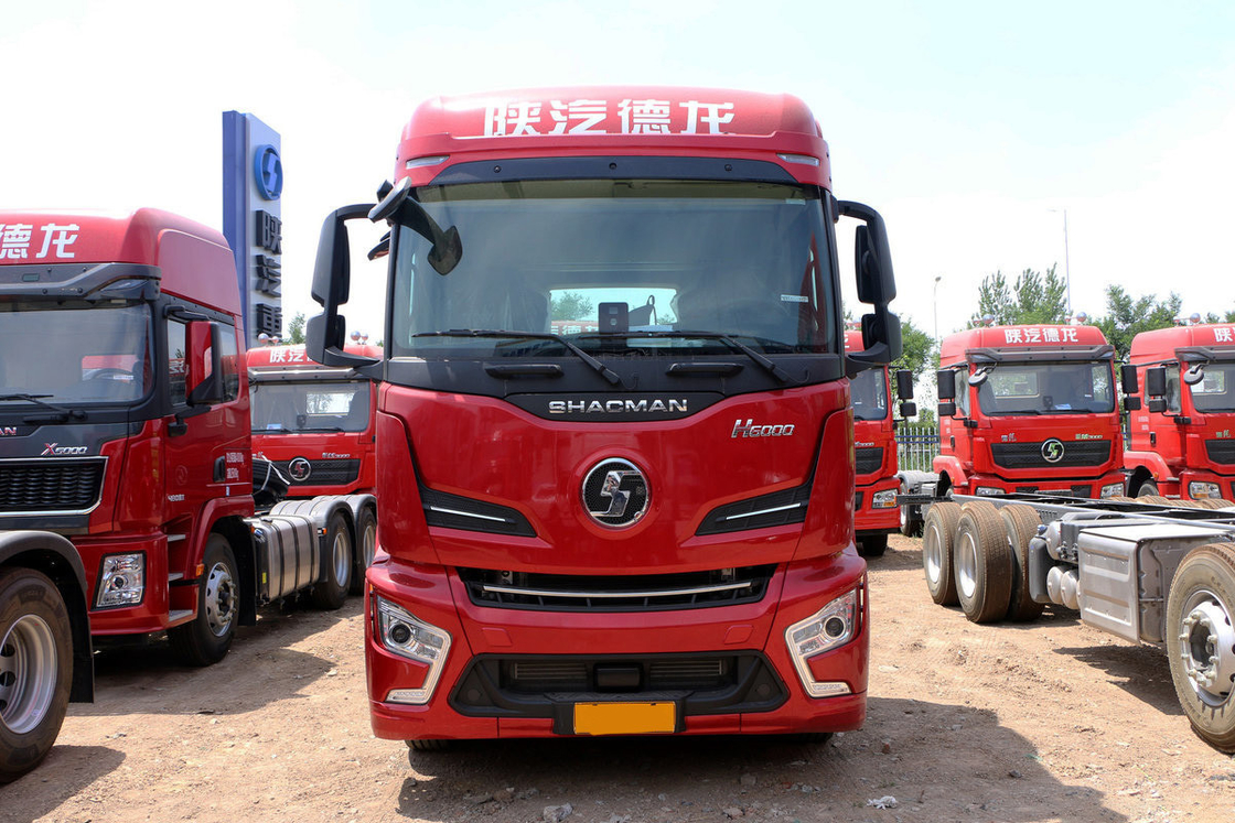 AMT 12-Gang-Einzelreihe Halbsitz Diesel 480 PS 6*4 Shacman Traktor Lkw H6000 Modell