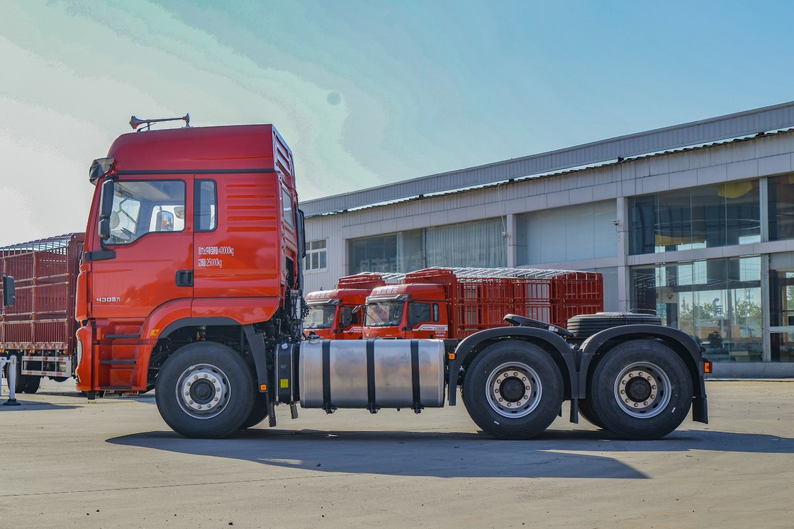Hochdeckdeflector Vierpunktsfederung Airbag Sitz 430HP 6*4 M3000s Shacman Traktor Truck