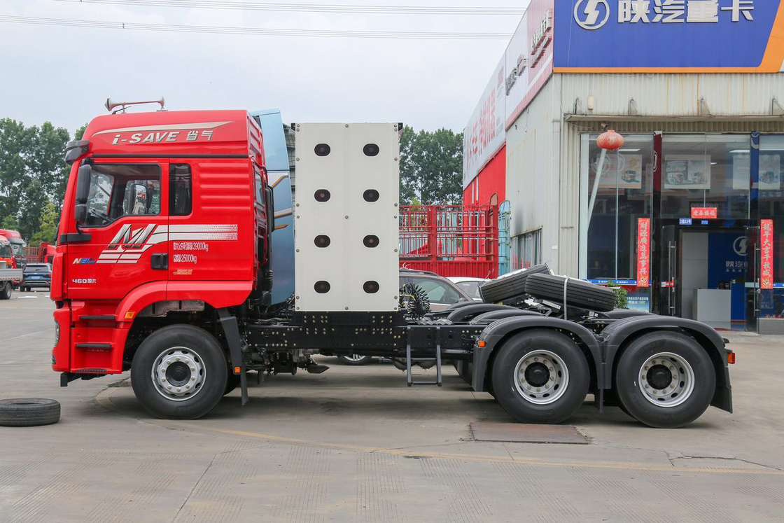 Weichai-Motor 460 PS 6X4 mit hohem Dach CNG-Traktor Shacman Schwerlastwagen