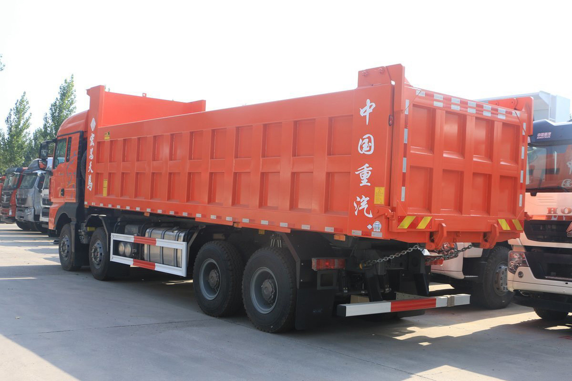 SITRAK G7H Modell gute Klimaanlage 540 PS 8X4 8,4 m Sinotruk Dump Truck Gitter U-Typ Ladungskiste