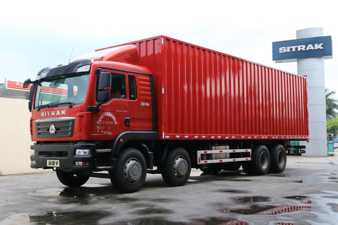 Klimaanlage Deflector Doppelrücksachse C5H Modell Diesel 310HP 8*4 9.52M SITRAK Lieferwagen