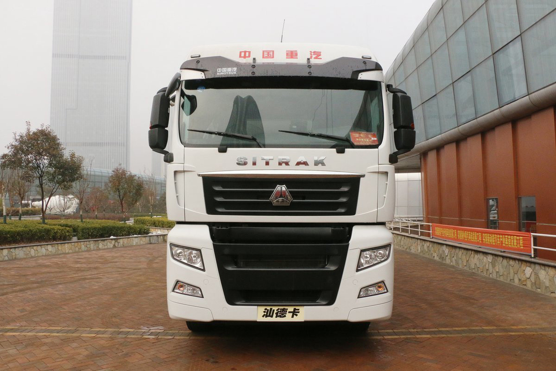 Einzelreihe von Halbsitzen Handfahrzeug 16 Gänge Diesel 480 PS 6*2 Mittelschachs abnehmbarer SITRAK Lieferwagen