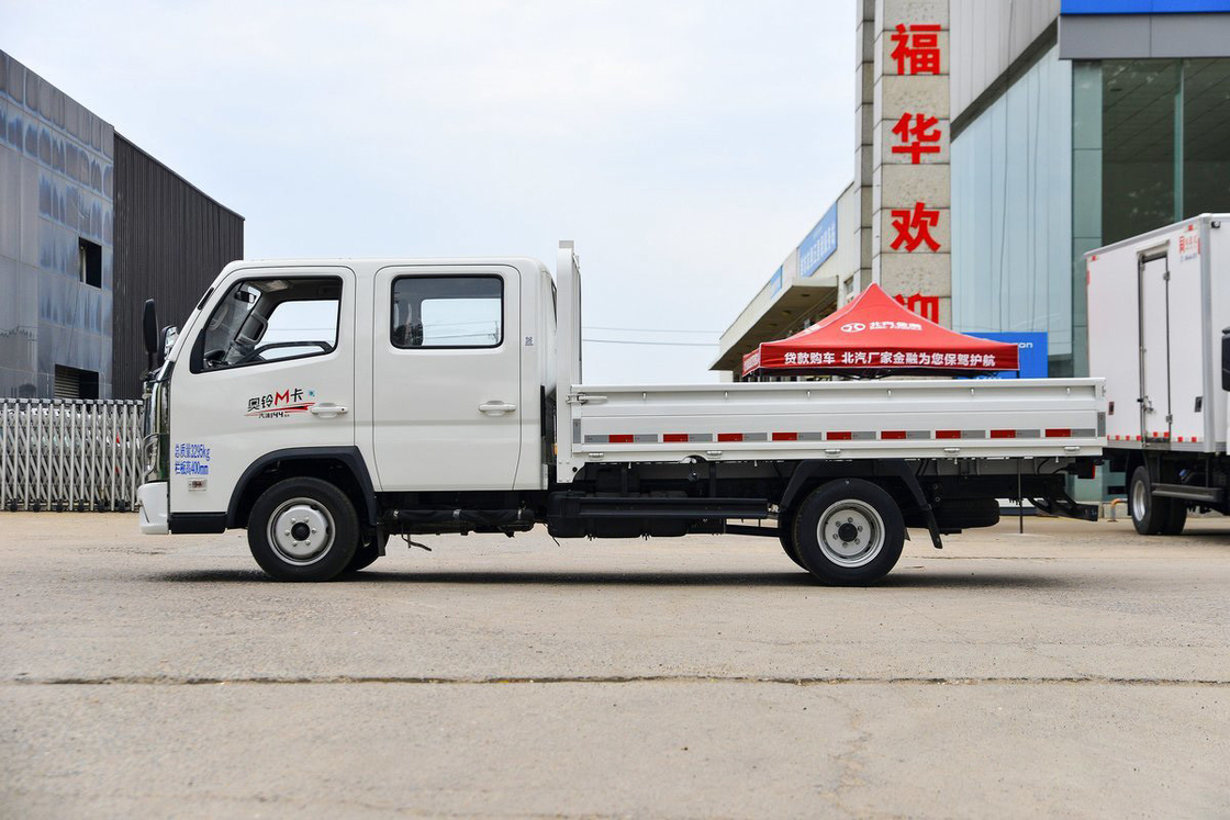 Auman M Modell 2.0L Doppelreihensitze 144 PS Benzin Handbuch 5 Gänge 2,7m Foton Flatbed Mini Truck