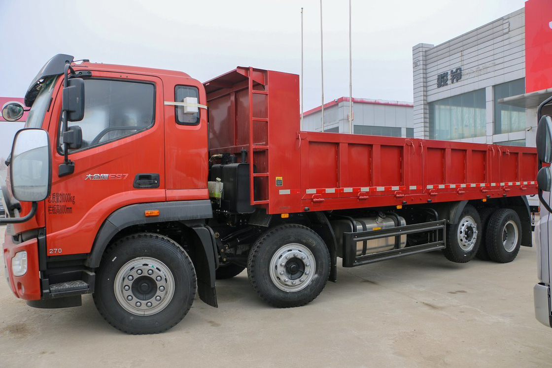 Ruiwo BJ3314 Donkey Kong ES7 Yuchai Motor 270 PS 8X2 10-Geschwindigkeits-Airbag Stoßschlagdämpfer 7.2m Foton Dump Truck