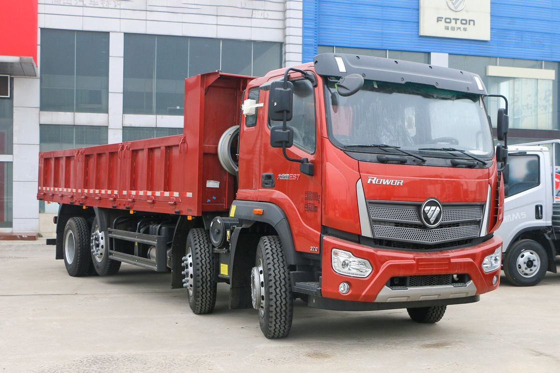 Ruiwo BJ3314 Donkey Kong ES7 Yuchai Motor 270 PS 8X2 10-Geschwindigkeits-Airbag Stoßschlagdämpfer 7.2m Foton Dump Truck