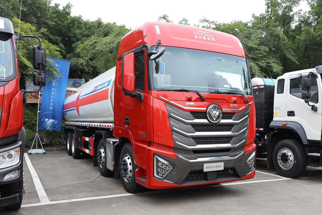 Auman HFV5320 GTL Halbreihe Diesel 12-Gang 360 PS 8X4 Treibstoffbehälter 30m3 Foton Öl Tankwagen