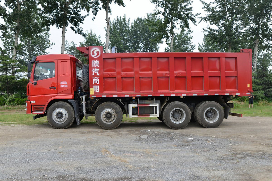 SX3315 Shaanxi Dump Truck Xuande X6 10-Geschwindigkeit 270 PS 8X4 6,8 Meter hinten Flip-Up Dump Truck