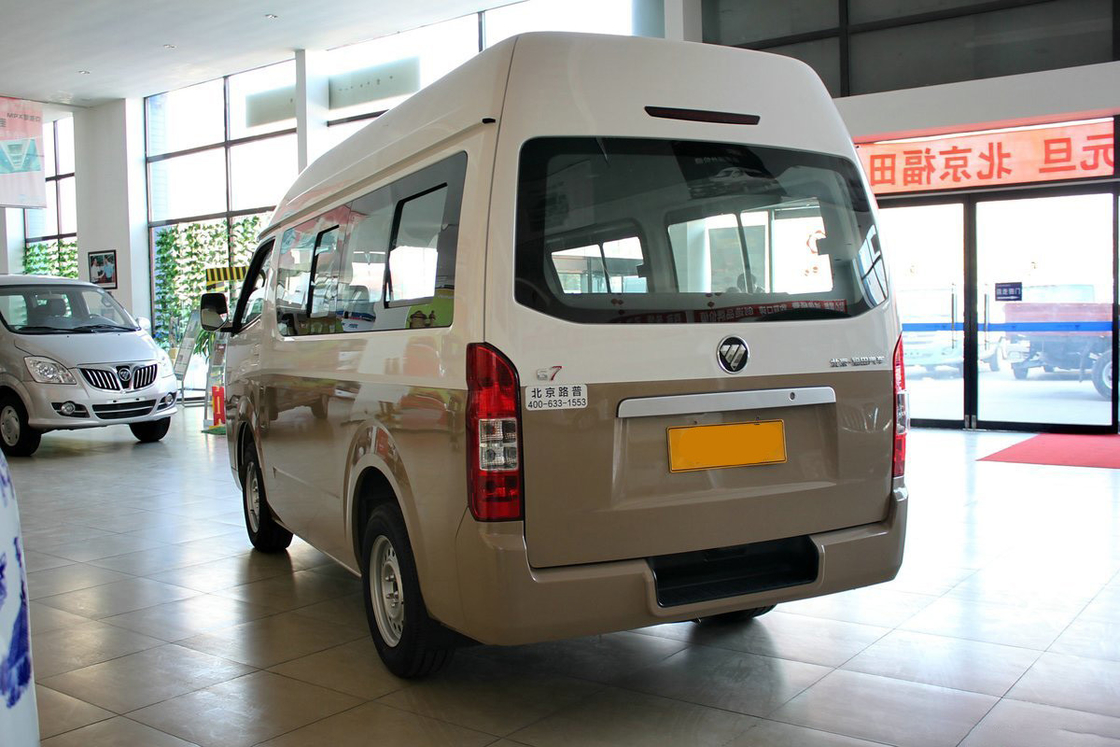 Gebrauchtes Foton Minibus 2022 kommerzielle Ausgabe Benzin-Handbuch 5-Gang 160 PS 10 Sitze rechts Schiebetür