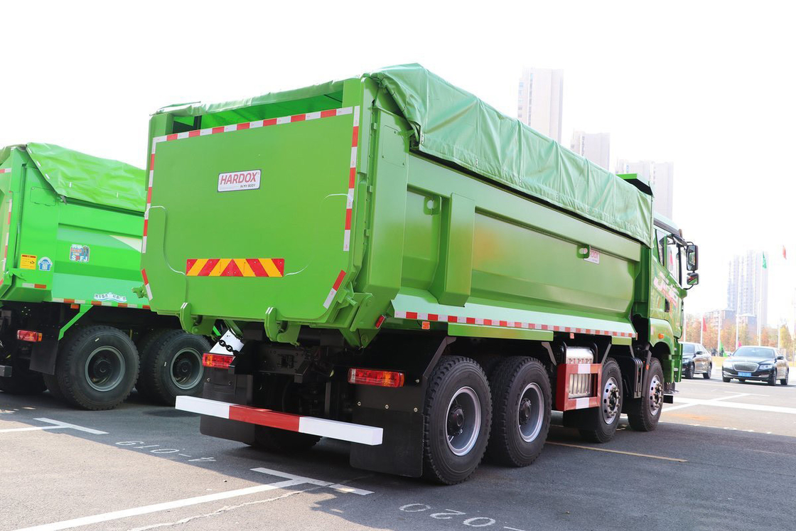 Qingdao Jiefang Dump Truck JH6 Schwerlastwagen Diesel 400 PS Halbreihe Sitz 8X4 5,8 m Rücken Flip Dump Container