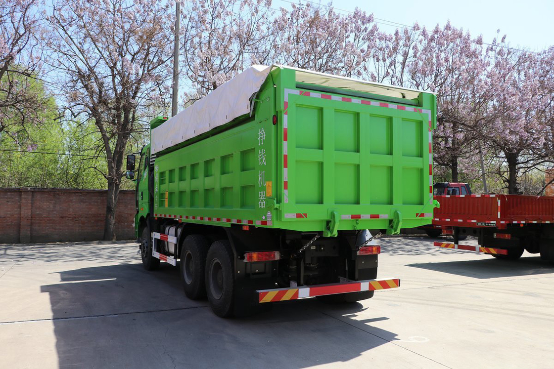 FAW CA3250 Luftsack Stoßdämpfer schwerer LKW 420 PS Flat-Top Kabine 6X4 5,8 m Jiefang Dump Truck