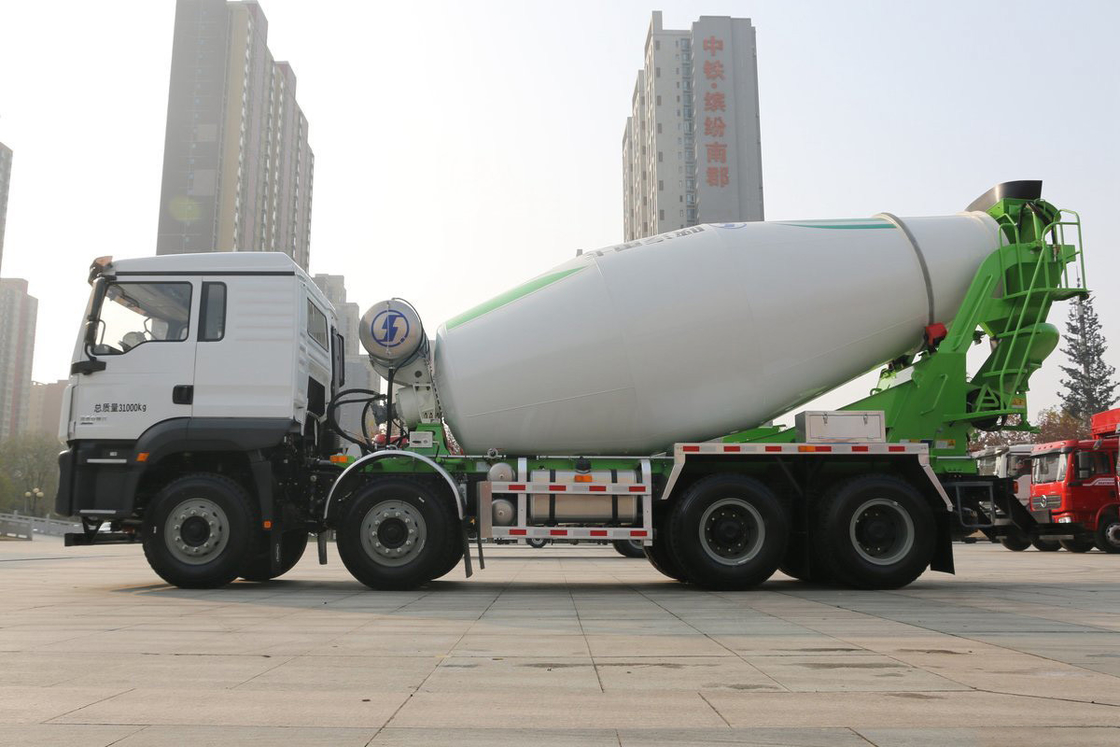 Delong Automobil Schwerlastwagen Delong M3000s 350 PS 8X4 7,89m3 Shaanxi Betonmischer