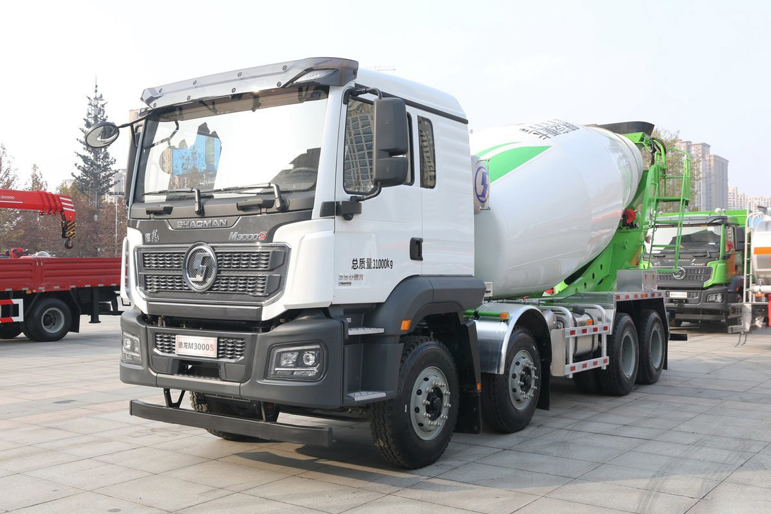 Delong Automobil Schwerlastwagen Delong M3000s 350 PS 8X4 7,89m3 Shaanxi Betonmischer