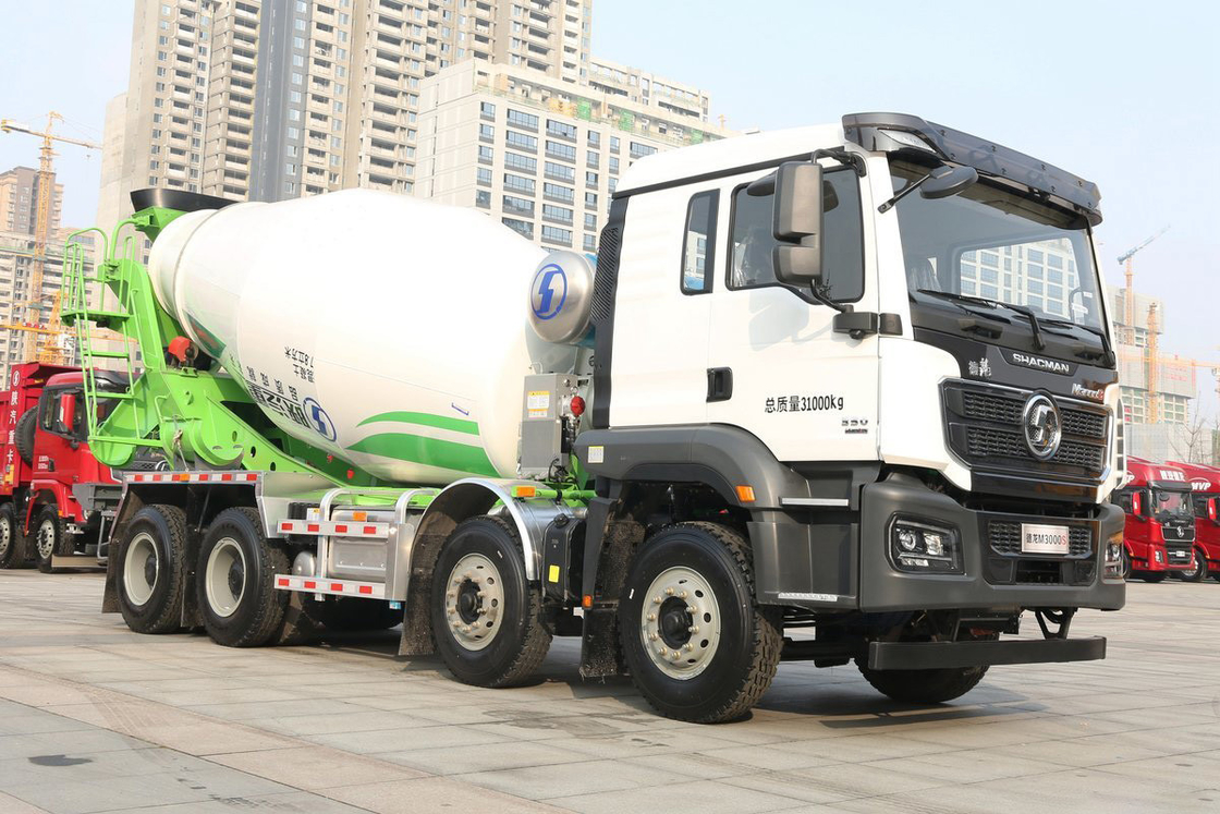 Delong Automobil Schwerlastwagen Delong M3000s 350 PS 8X4 7,89m3 Shaanxi Betonmischer