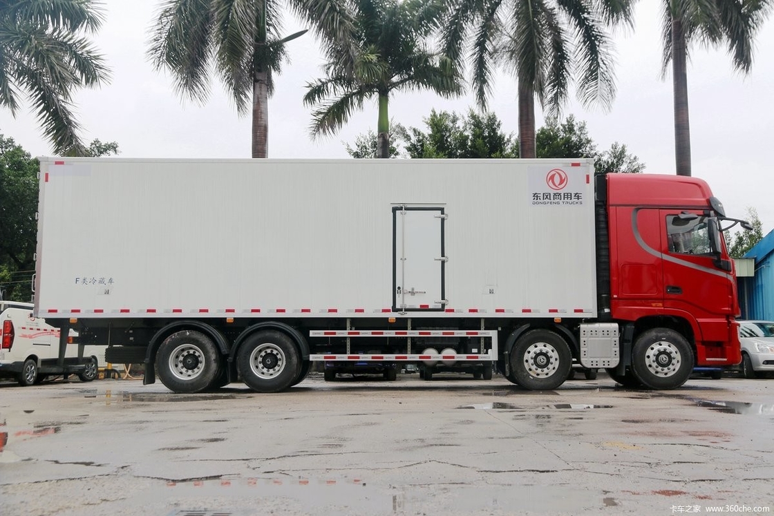 Dongfeng DFH5310 Diesel 14 Gang 465 PS Halbreihe Hochdach 8X4 9,4 m AMT Automatischer Kühlwagen