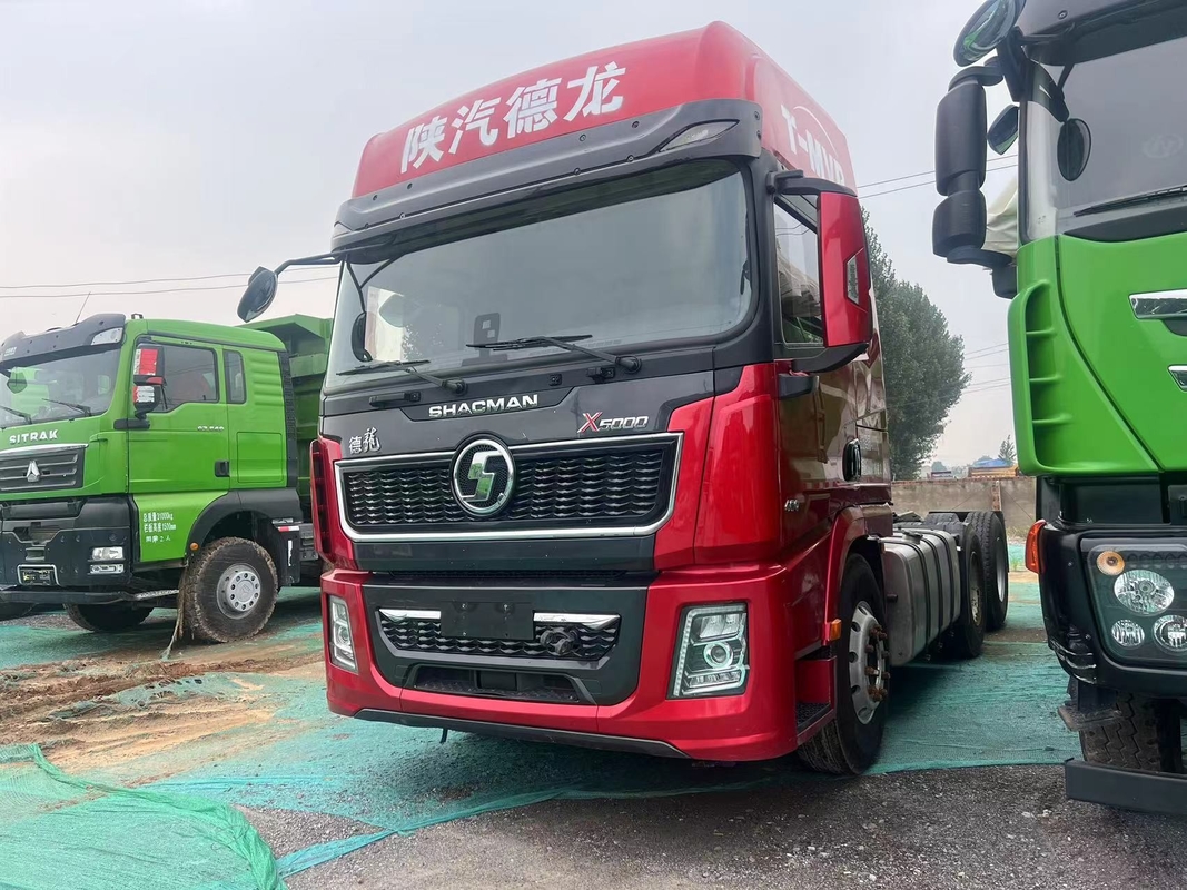 Traktor-Lkw-Kopf Hochdach X5000 Shacman Pferd 450 PS Dieselmotor Hoch Original 10 Räder