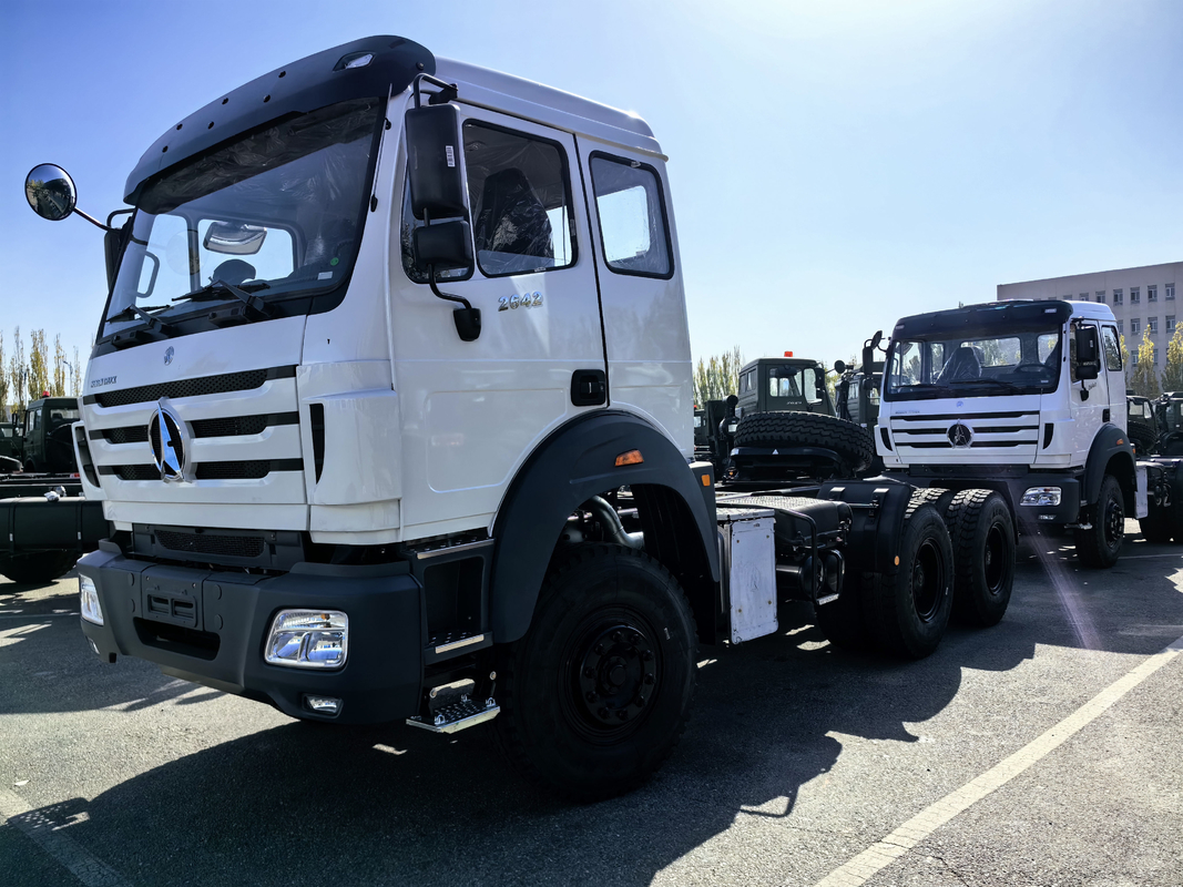 Schwerer Semi-Anhänger Kopf Traktor Lkw Beiben 6*4 Fahrmodus 420 PS Weichai Euro 3 Verwendung in Afrika