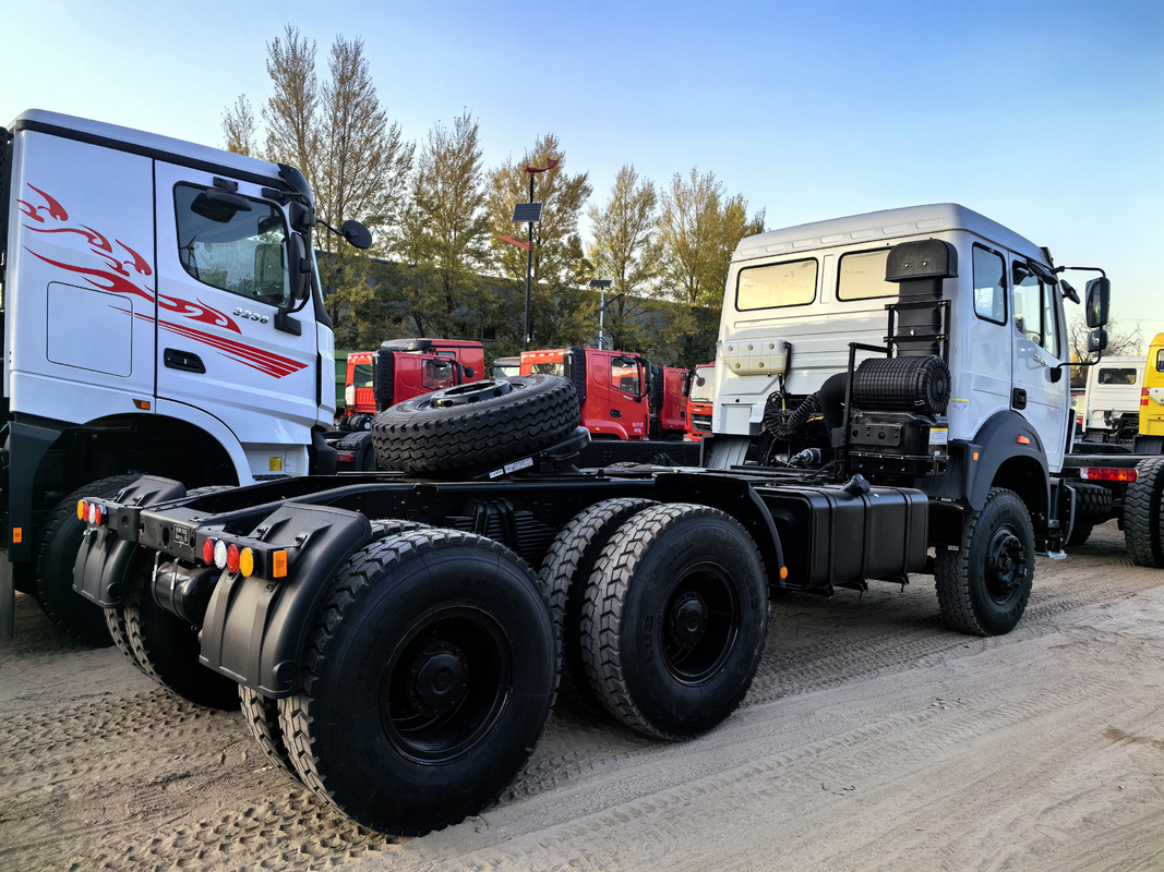 Schwerer Semi-Anhänger Kopf Traktor Lkw Beiben 6*4 Fahrmodus 420 PS Weichai Euro 3 Verwendung in Afrika