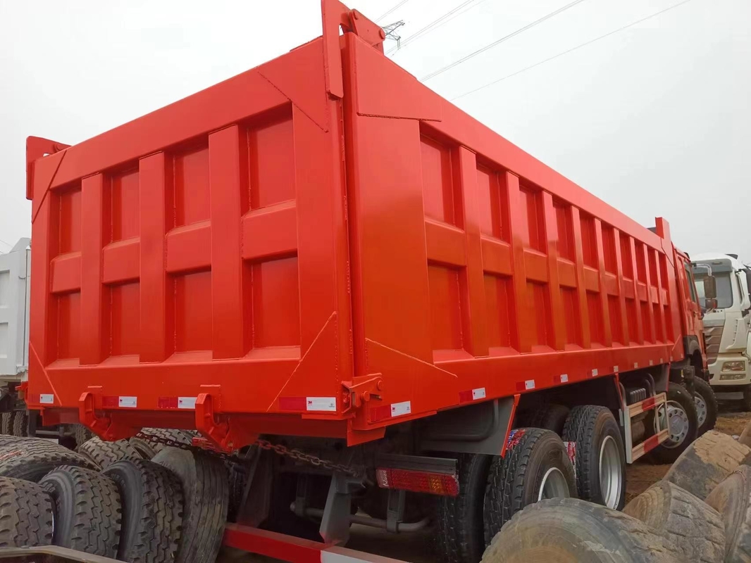40 Tonnen Dump Truck zum Verkauf Howo 400 PS Tipper Truck 27 Kubik schwerer Transport Sandstein