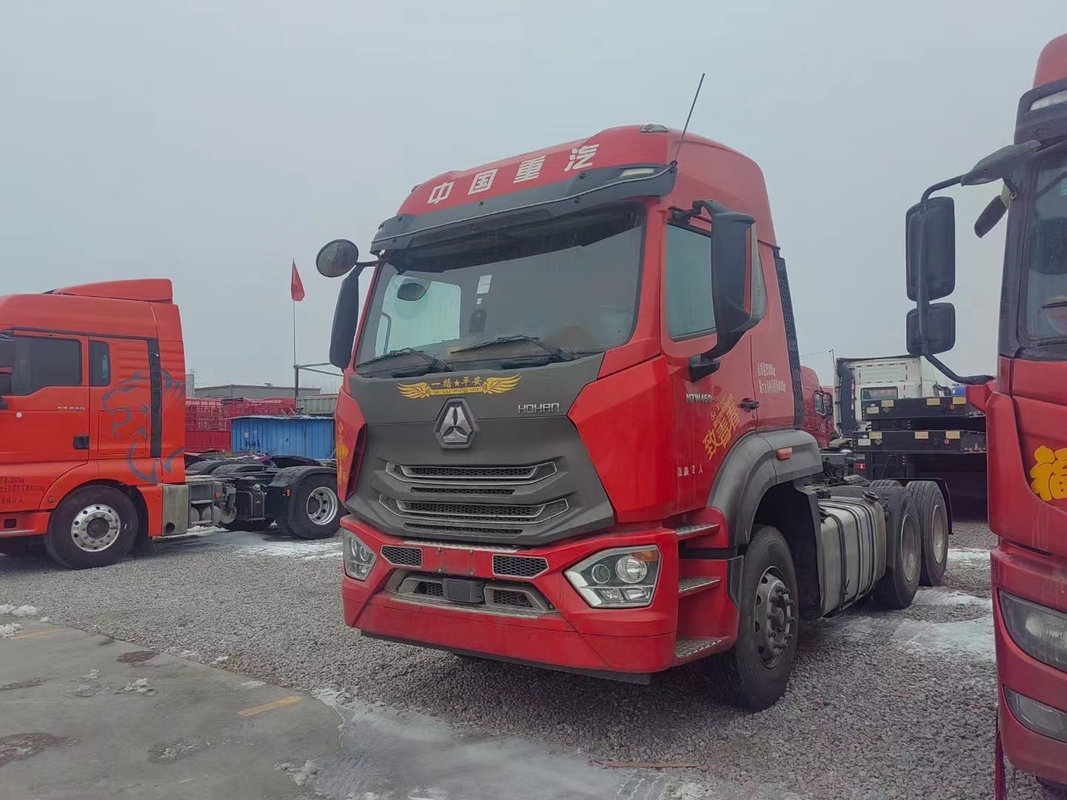 Gebrauchtes Lkw Traktor-Einheiten Sinotuck Hohan 6*4 Antriebsmodus 10 Räder 460 PS Motor Diesel LHD