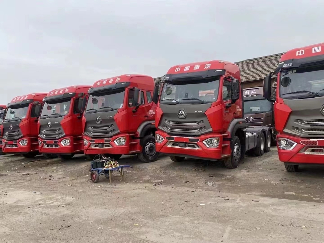 Gebrauchtes Lkw Traktor-Einheiten Sinotuck Hohan 6*4 Antriebsmodus 10 Räder 460 PS Motor Diesel LHD