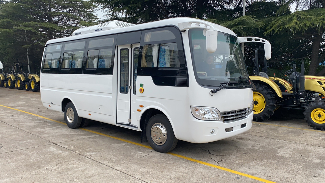 Coaster Mini Bus Yuchai Motor Mudan MD6668 25 Sitzplätze 2 + 2 Sitzplätze Layout Neue Klimaanlage