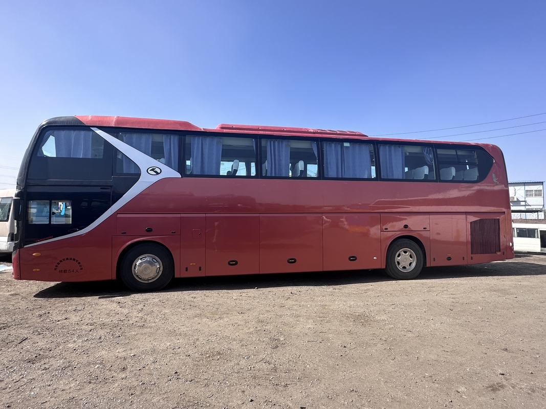 Busse zum Verkauf Gebraucht Kinglong Bus 54 Sitzplätze XMQ6125 Weichai 375hp Linkshand Dirve Coach Bus mit A / C