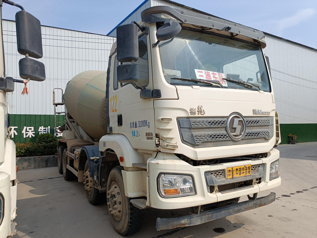 Gebrauchtes Shacman Betonmischfahrzeug 12m3 Mixer Tanker M3000 Kabine 2020 Jahr Weichai Motor